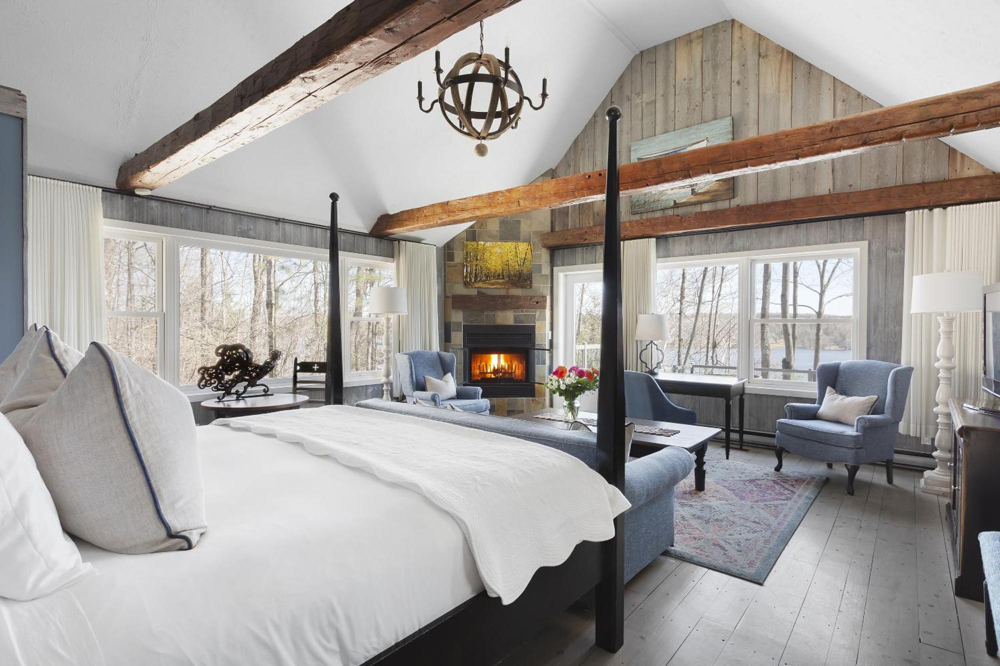 Manoir Hovey, Relais & Chateaux Норт-Хэтли Экстерьер фото