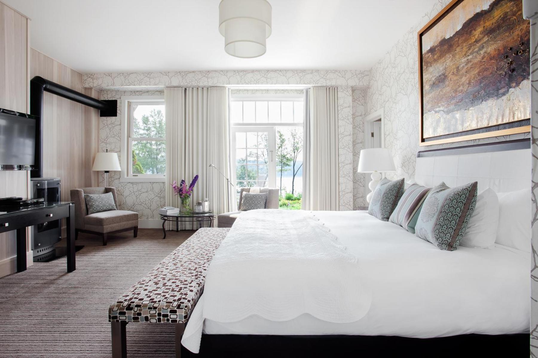 Manoir Hovey, Relais & Chateaux Норт-Хэтли Экстерьер фото